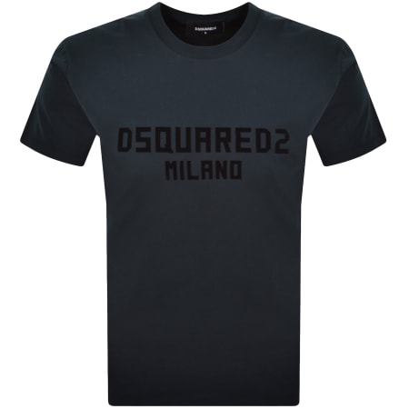 【送料&関税込】Dsquared2 Loose Fit Tee T-shirt DSQUARED2 Loose Fit T Shirt Navy | Mainline Menswear Canada